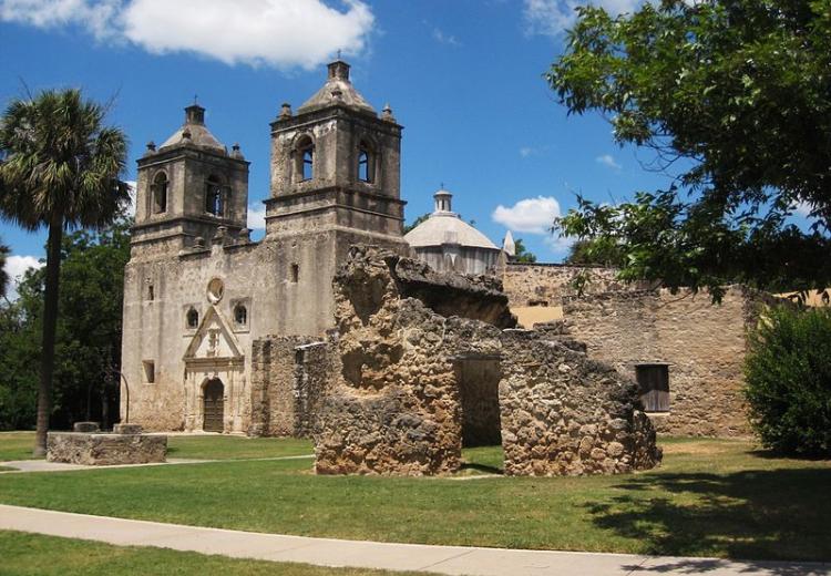 Mission Nuestra Señora de la Concepción de Acuña, San Antonio, Texas, 1755.