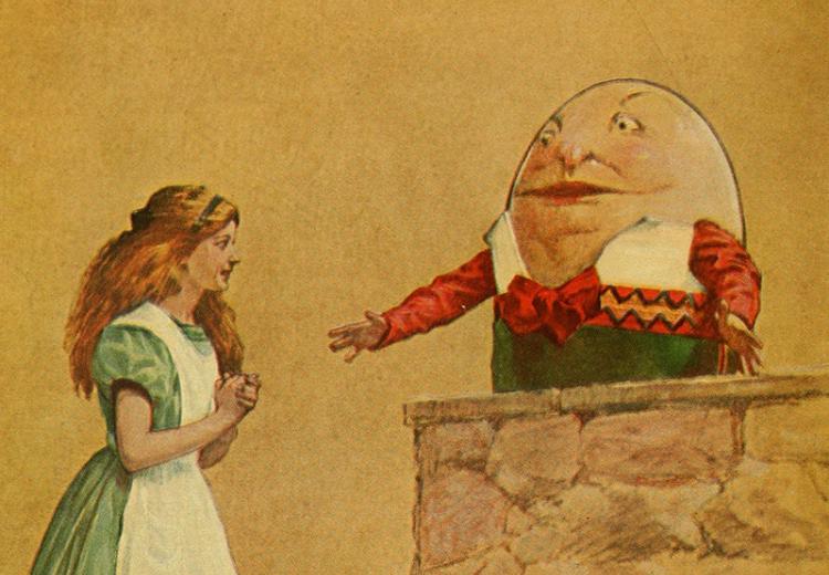 Illustration from Alice in Wonderland.